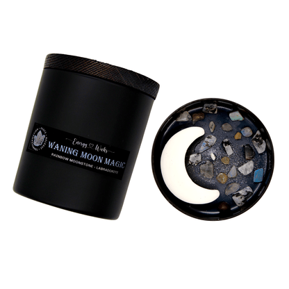 Waning Moon Magic Candle – Mystical Candle for Release & Reflection