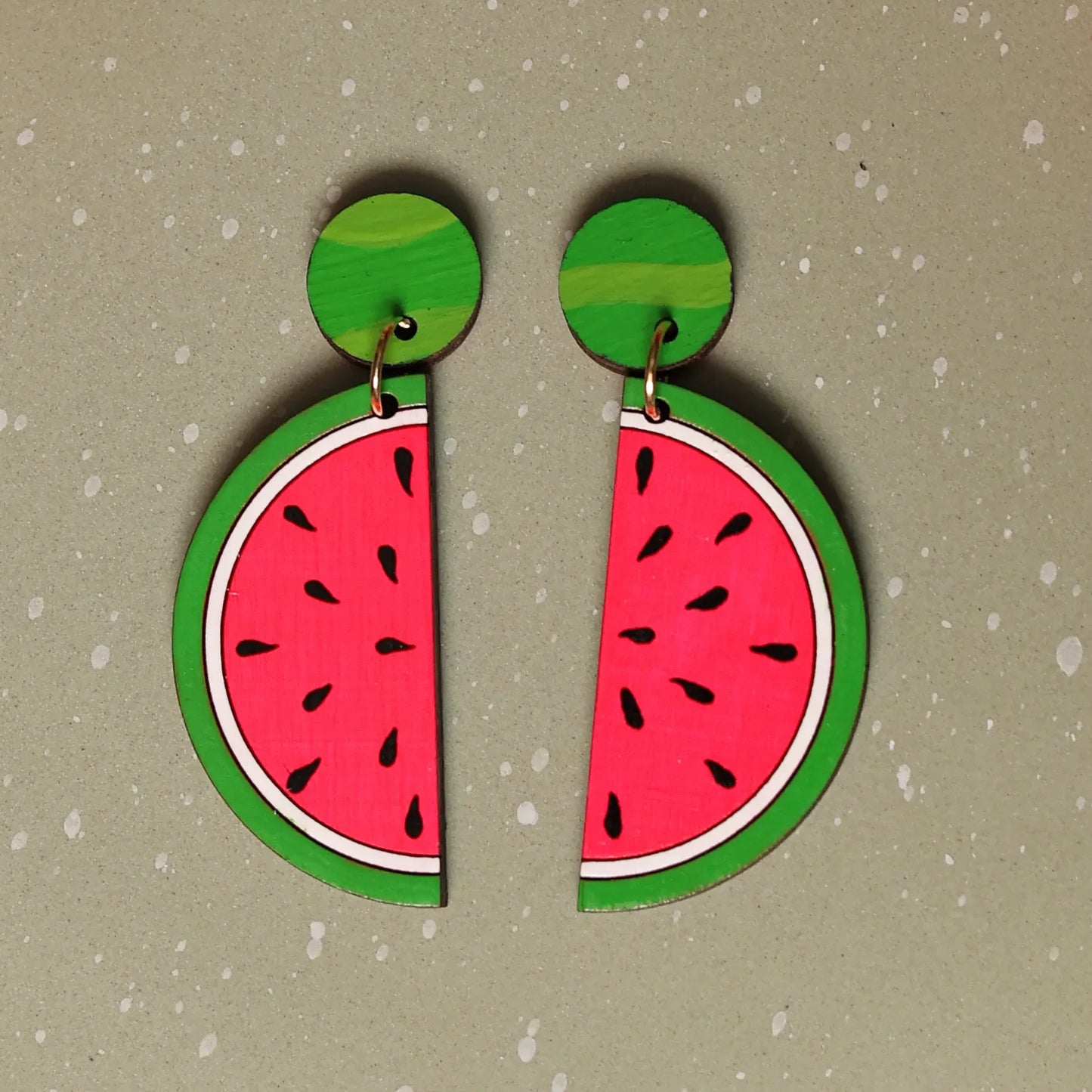 Watermelon Earrings by LE CHIC MIAMI