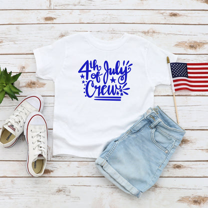 4th Of July Crew | Youth Short Sleeve Crew Neck by The Juniper Shop