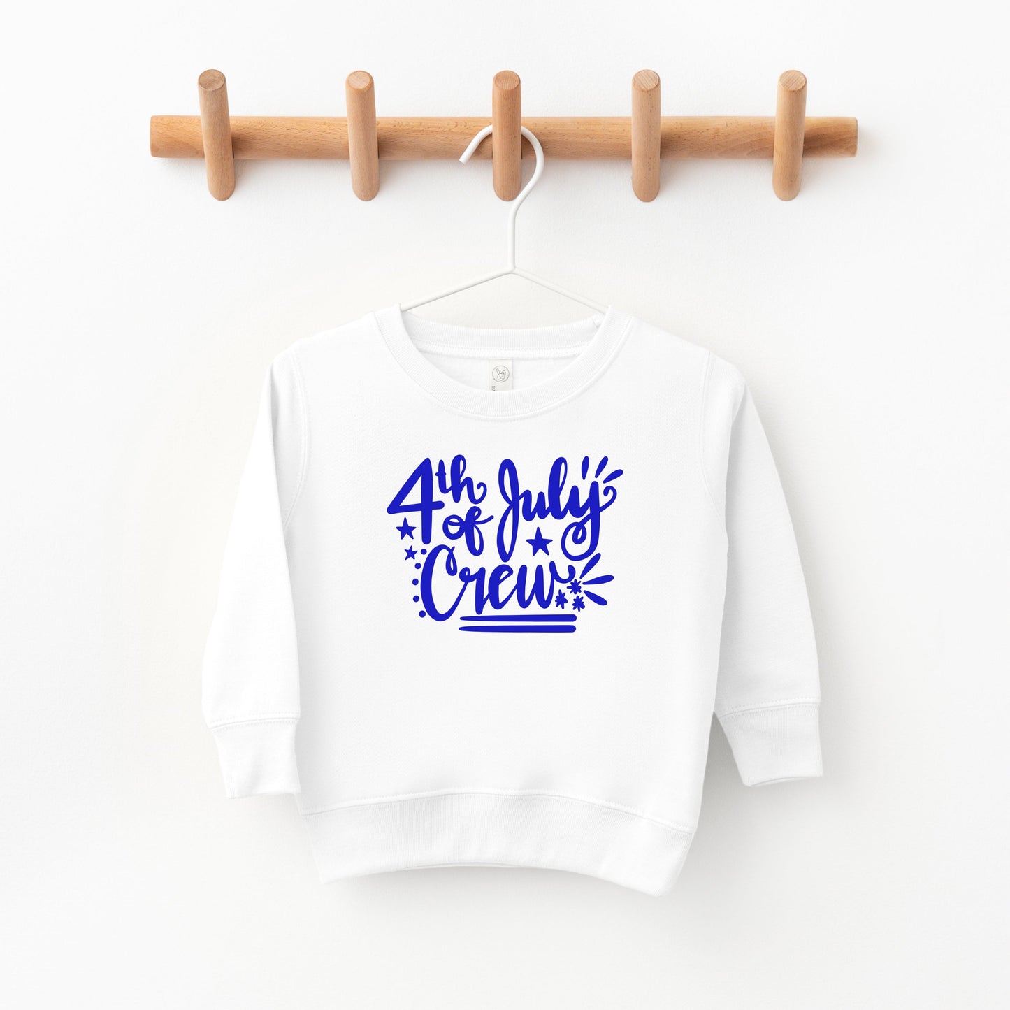 4th Of July Crew | Toddler Sweatshirt by The Juniper Shop