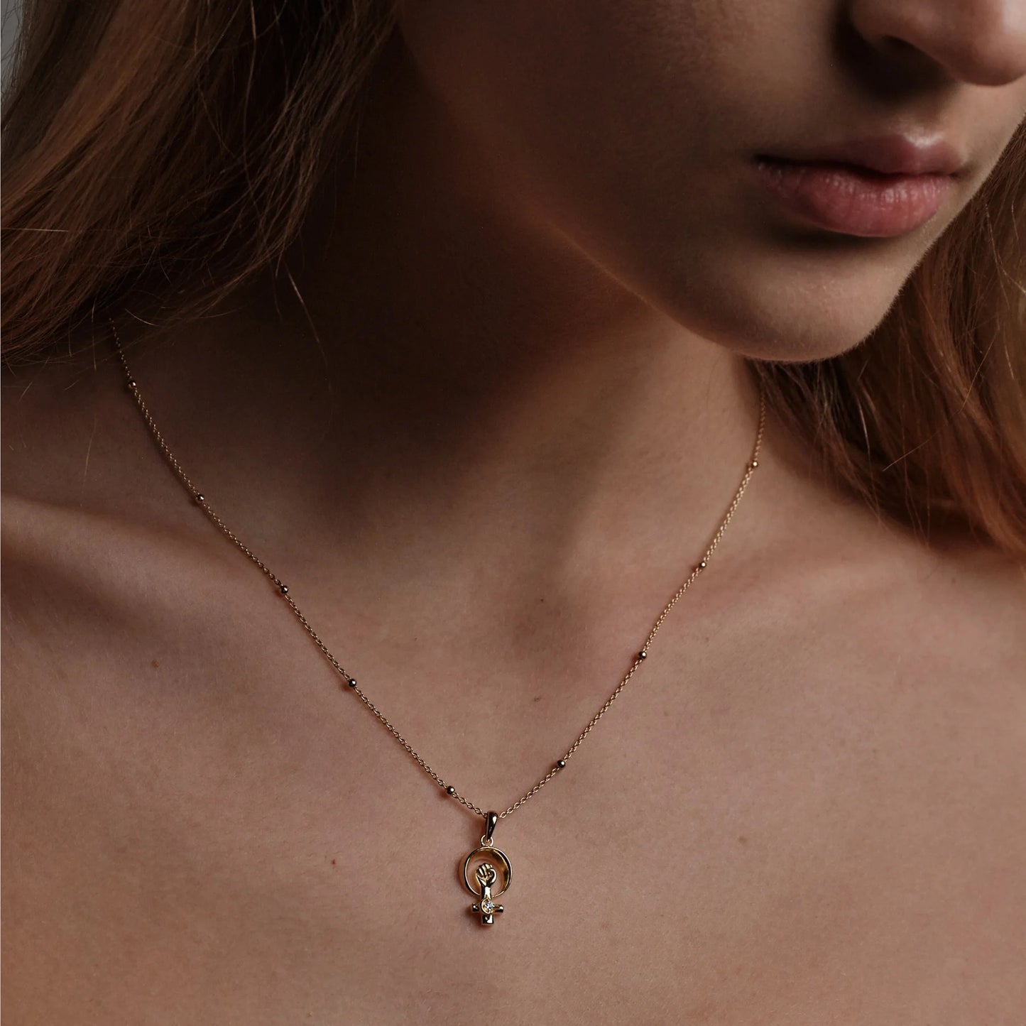 Women Power Pendant