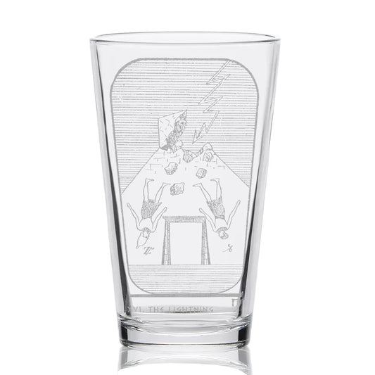 Egyptian Tarot Card Pint Glasses