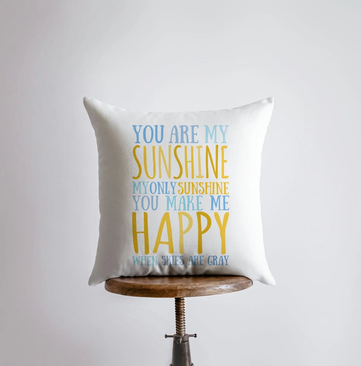 You are my Sunshine My Sunshine | Pillow Cover | My Only Sunshine | Nursery Decor | Love Gift | Home Decor | Throw Pillow | Room Decor by UniikPillows