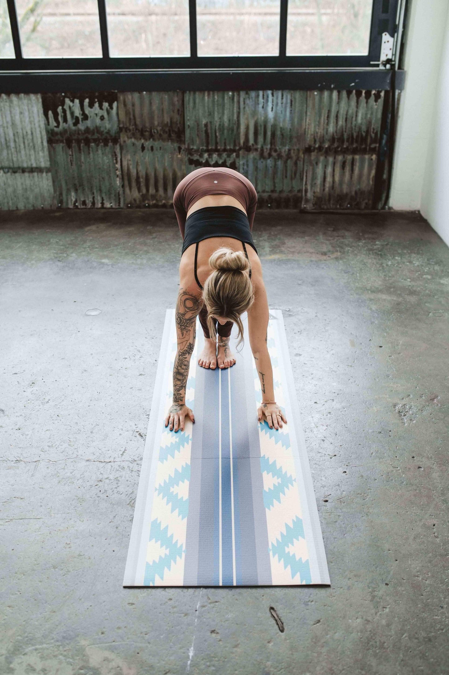 Yoga Mat | 6mm Thick | Blue | Non-Slip | Eco Friendly | Yune Yoga | Bear Creek Juniper - Yune Yoga
