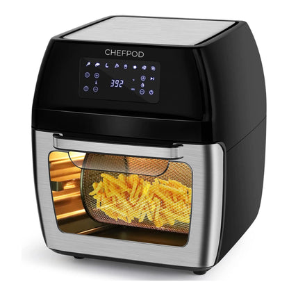 CHEFPod Pro - Air Fryer Oven Digital Touchscreen 13 QT Family Rotisserie Cooker