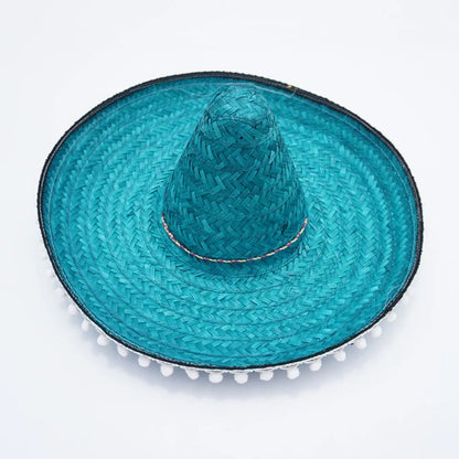Sombrero Mexican Party Hat Summer Party Halloween Sun Hat Colorful Wide Brim Decor Straw Hats Outdoor