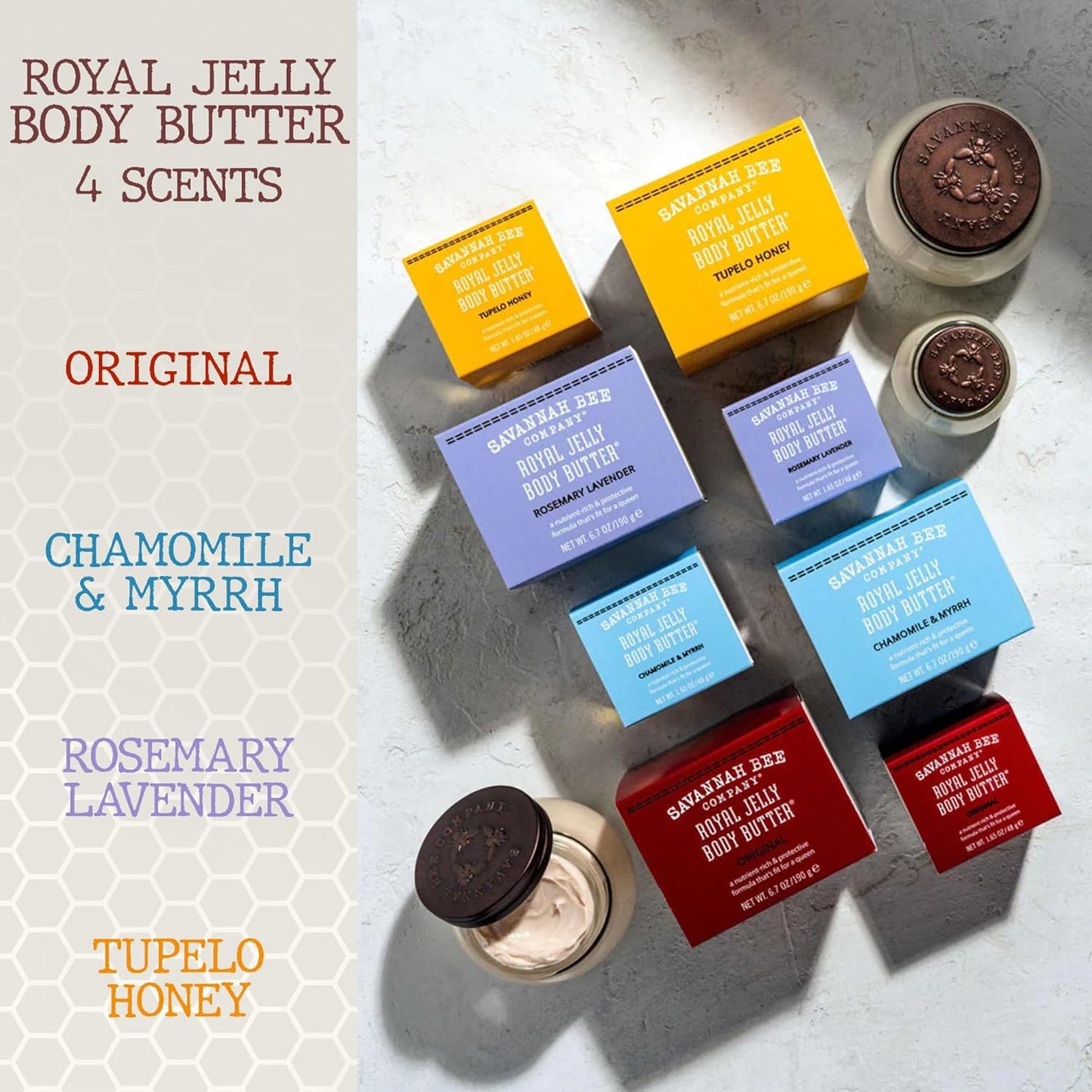 Royal Jelly Body Butter - Deep Hydrating Body Butter for Dry Skin