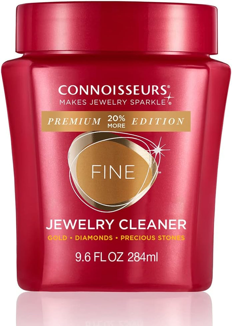 Premium Edition Jewelry Cleaner, Value Size 9.6Oz - Pick from Fine, Silver or Delicate Jewelry Cleaner