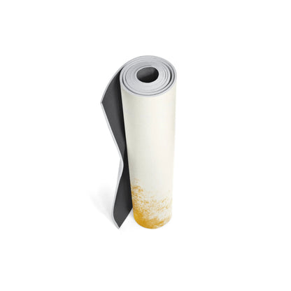Roll of paper with a gradient design on a white background