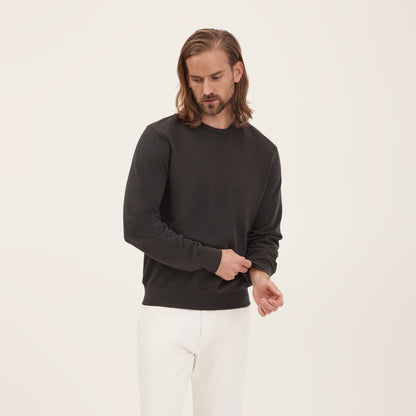 Unisex Cotton Terry Crewneck Sweatshirt by Italic