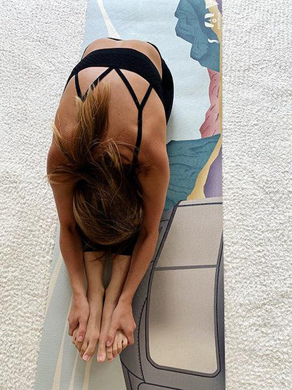 Yoga Mat | 6mm Thick | Airstream x Yune Yoga | Non-Slip | Eco Friendly | Yune Yoga | Yellowstone - Yune Yoga