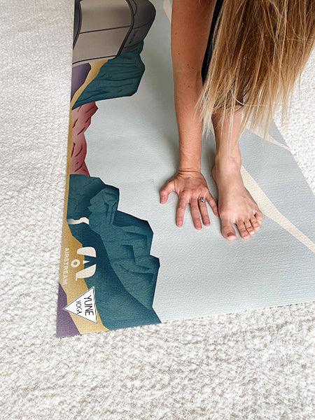 Yoga Mat | 6mm Thick | Airstream x Yune Yoga | Non-Slip | Eco Friendly | Yune Yoga | Yellowstone - Yune Yoga
