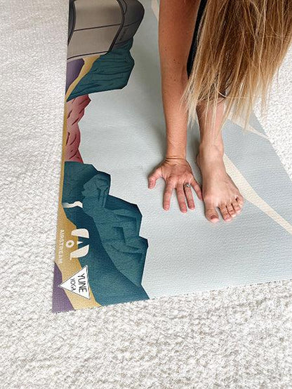 Yoga Mat | 6mm Thick | Airstream x Yune Yoga | Non-Slip | Eco Friendly | Yune Yoga | Yellowstone - Yune Yoga
