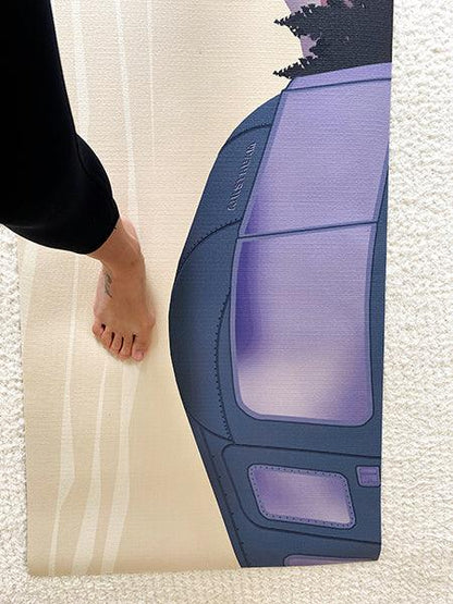 Yoga Mat | 6mm Thick | Airstream x Yune Yoga | Non-Slip | Eco Friendly | Yune Yoga | Mount Hood - Yune Yoga