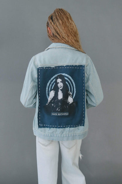 Alanis Morrissette Hand Stitched Denim Jacket