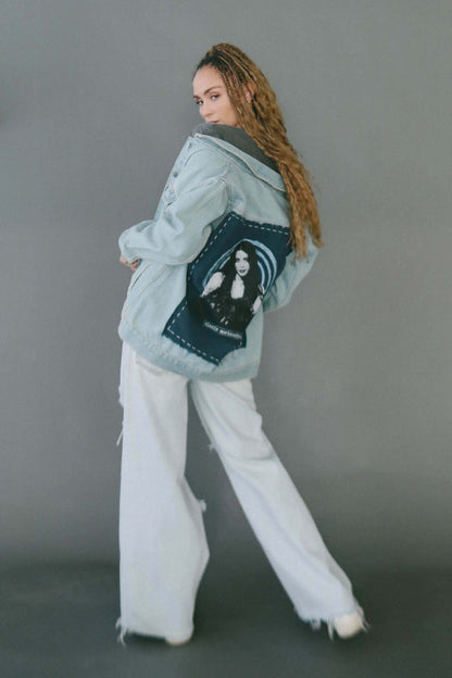 Alanis Morrissette Hand Stitched Denim Jacket