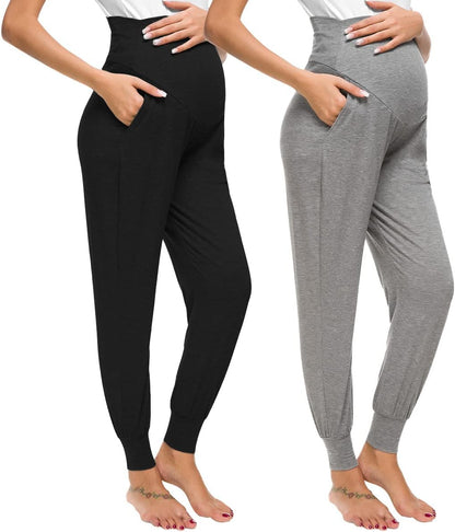 Maternity Women'S Casual Pants Stretchy Comfortable Lounge Pants
