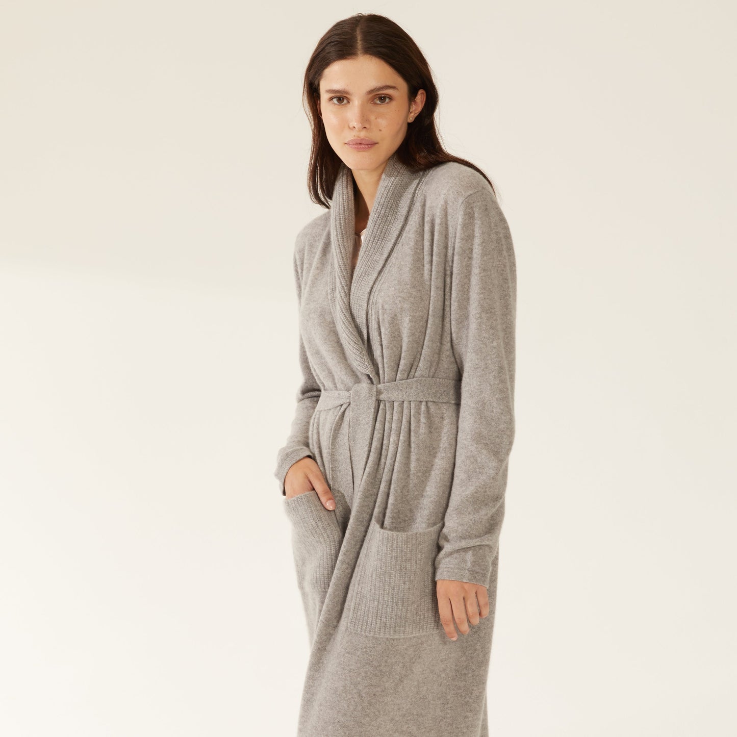 Misha Cashmere Duster Robe Cardigan by Italic