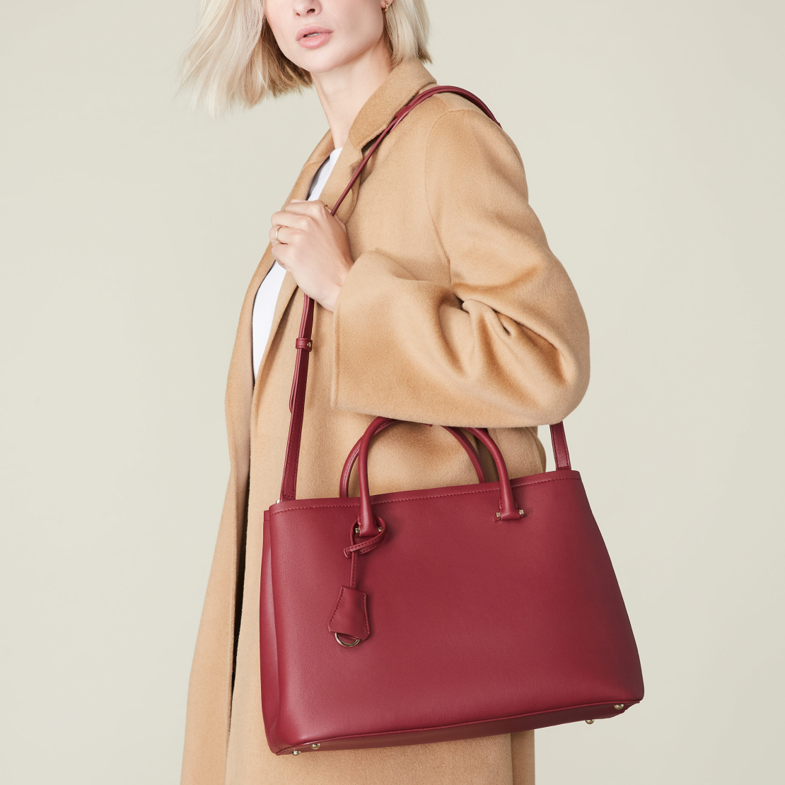 Clarice Leather Tote by Italic