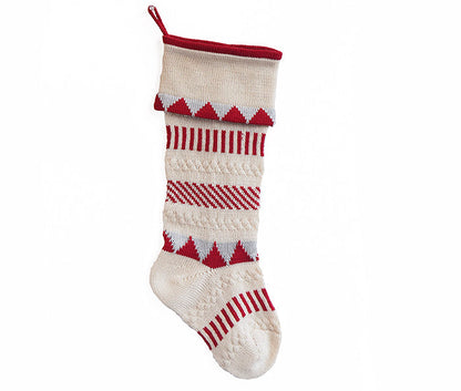 Multi-Stripe Stocking by Melange Collection