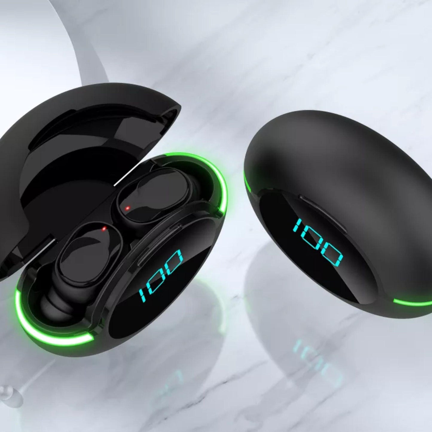 BestBuds TWS Earbuds w/ Wireless Digital Display Charging Case