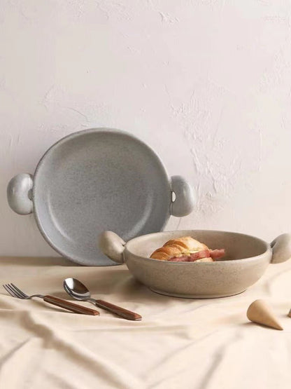 Big-ears Ceramic Pasta Bowl by INSPECIAL HOME