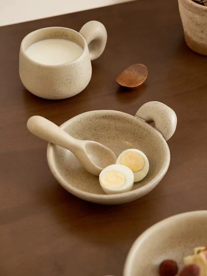 Big-ears Ceramic Pasta Bowl by INSPECIAL HOME