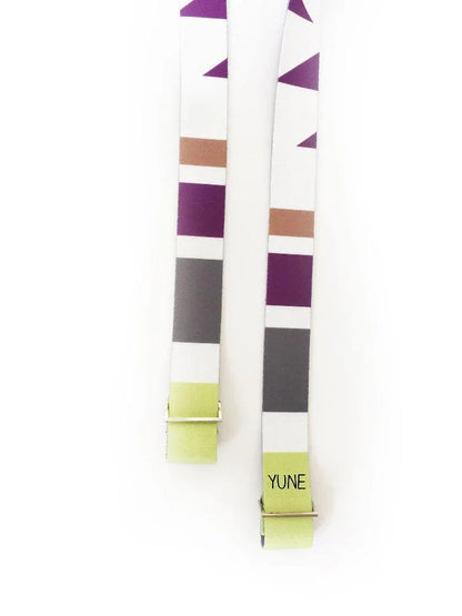 Yoga Strap | Stretching Strap | Metal Buckles | Multicolor | Yune Yoga | The Gemini - Yune Yoga