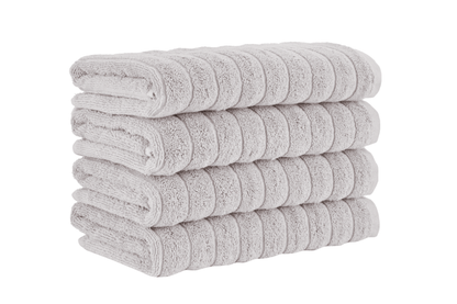 Brampton Turkish Cotton Large Hand Towels - 4 Pieces - 20x32" by Classic Turkish Towels