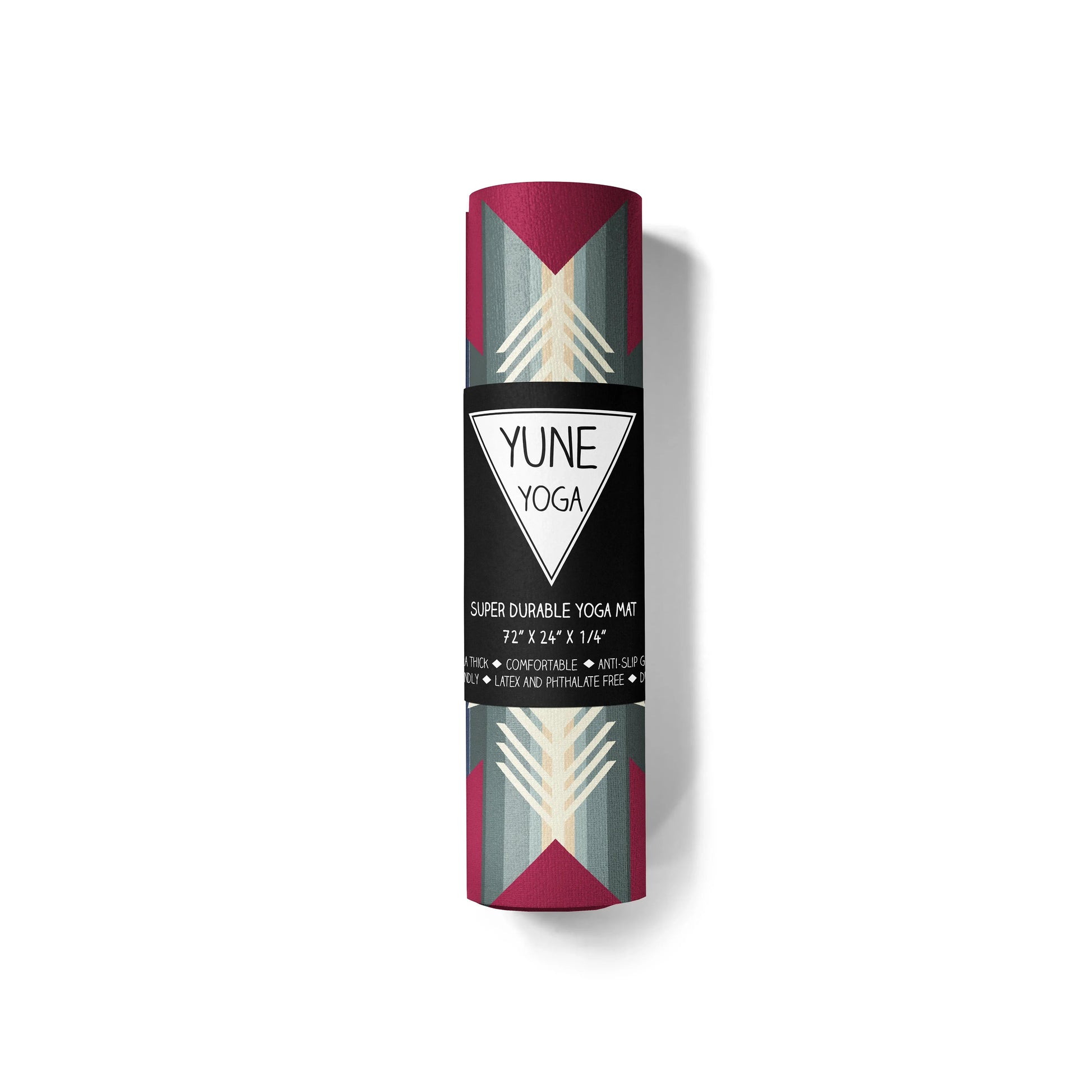 Yoga Mat | 6mm Thick | Red | Non-Slip | Eco Friendly | Yune Yoga | Buffalo Hills Lava - Yune Yoga