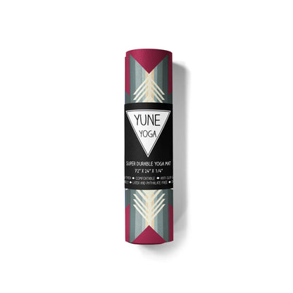 Yoga Mat | 6mm Thick | Red | Non-Slip | Eco Friendly | Yune Yoga | Buffalo Hills Lava - Yune Yoga