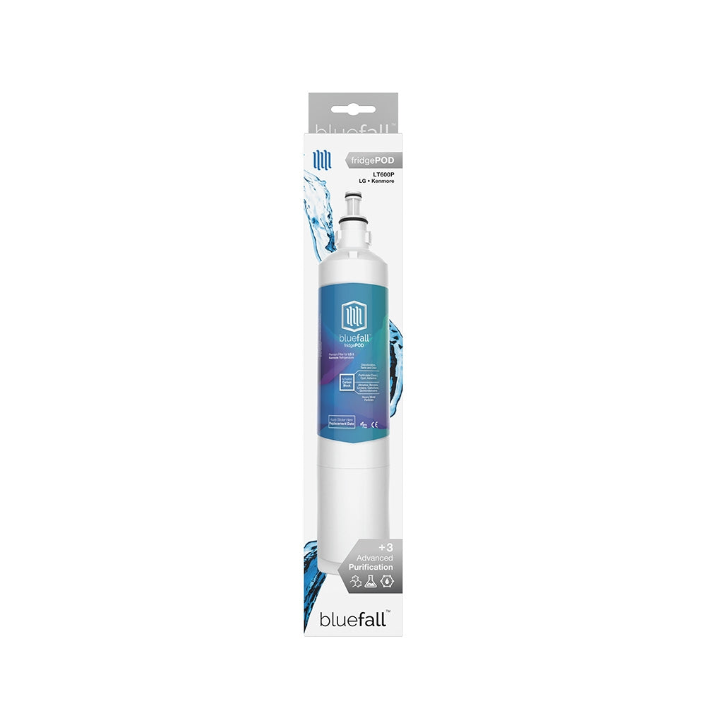 LG LT600P & Kenmore 46-9990 - Refrigerator Water Filter- Compatible by Bluefall by Drinkpod