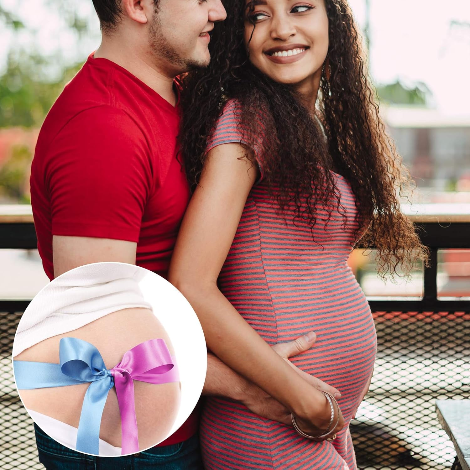 Womens Maternity Belly Band for Pregnancy Non-Slip Silicone Stretch Pregnancy Support Belly Belt Bands…