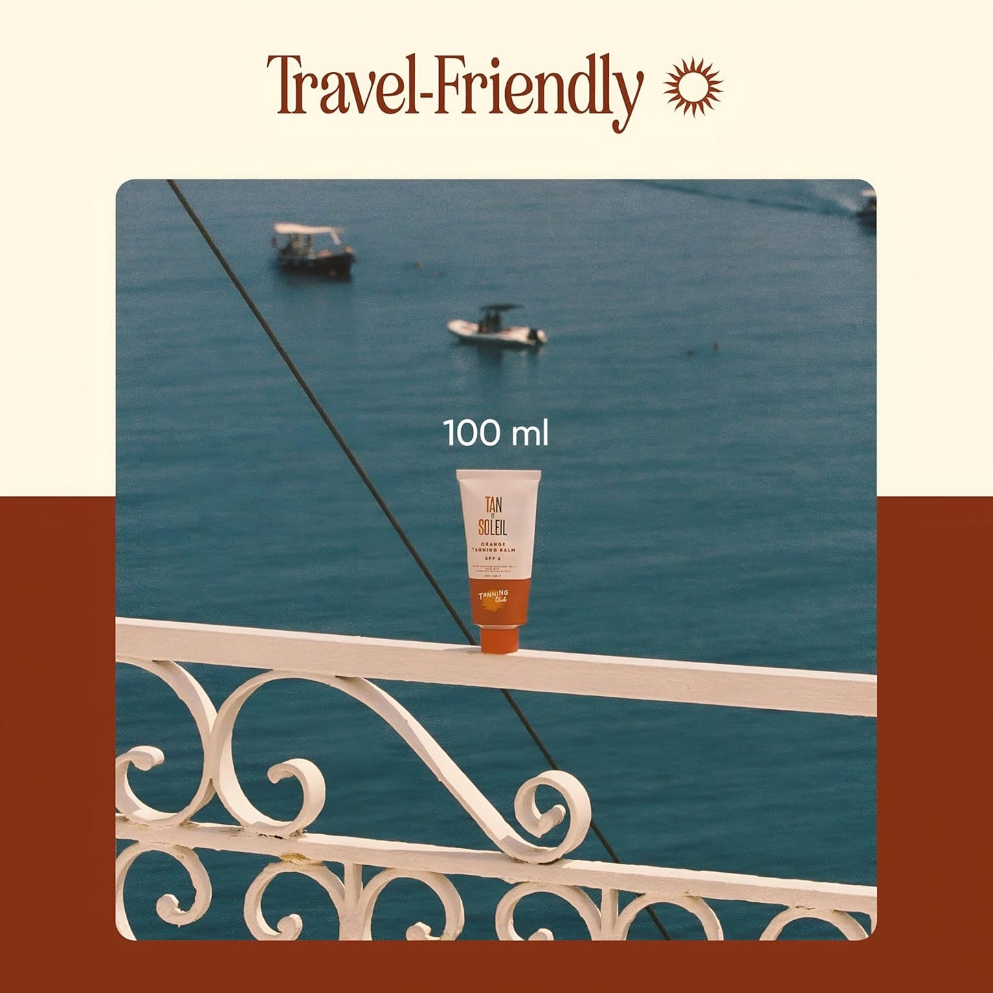 Tan De Soleil Orange Gel - SPF 6 Sun Tanning Lotion - Botanical Formula for Sun-Kissed Glow - 100Ml