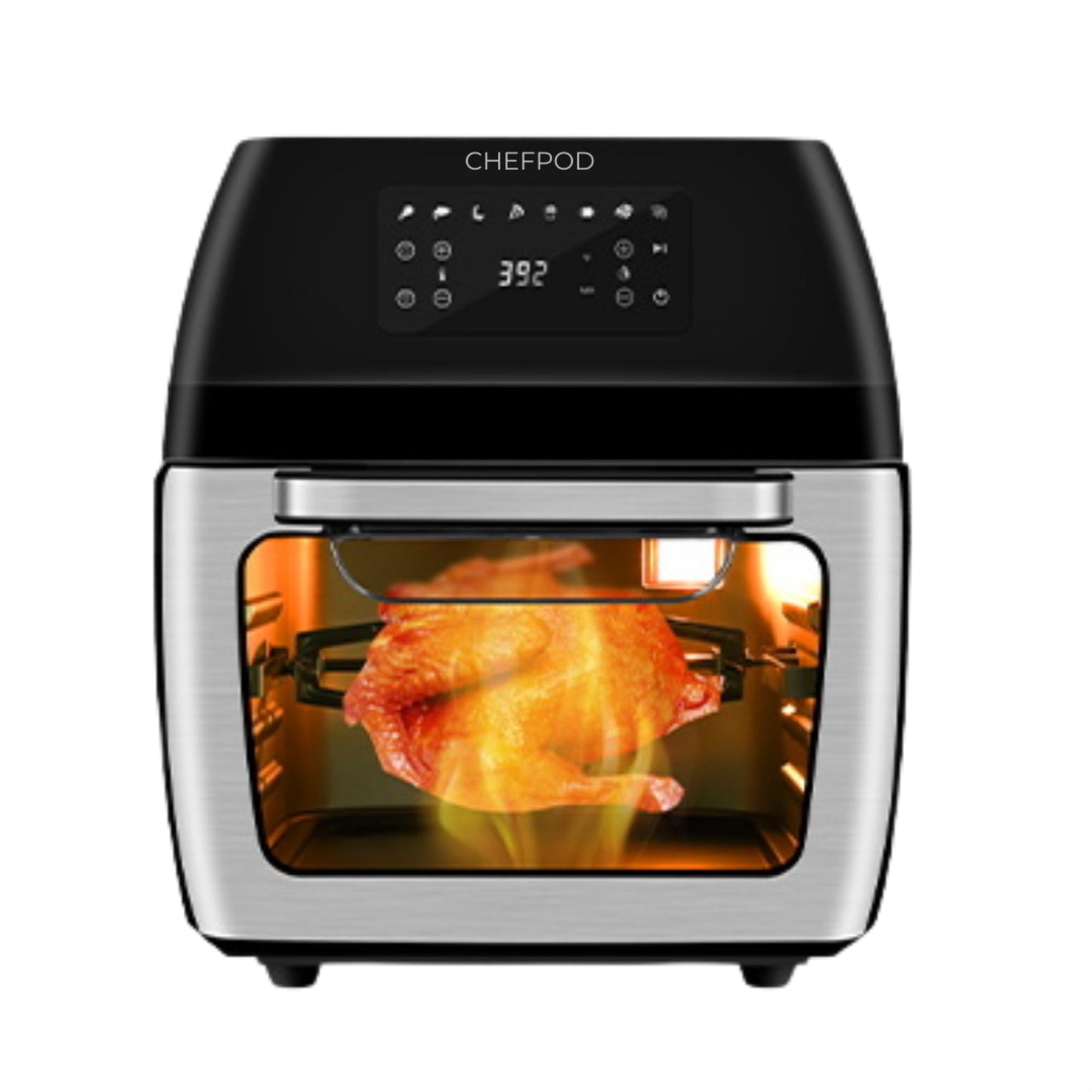 CHEFPod Pro - Air Fryer Oven Digital Touchscreen 13 QT Family Rotisserie Cooker