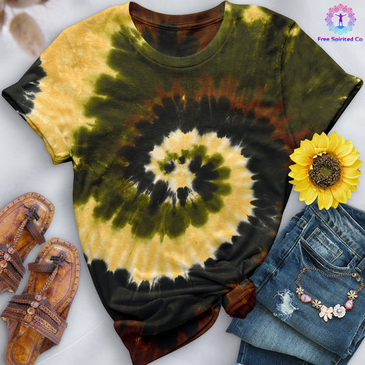 Camo Swirl Premium Hand-Dyed Comfort Shirt by Free Spirited