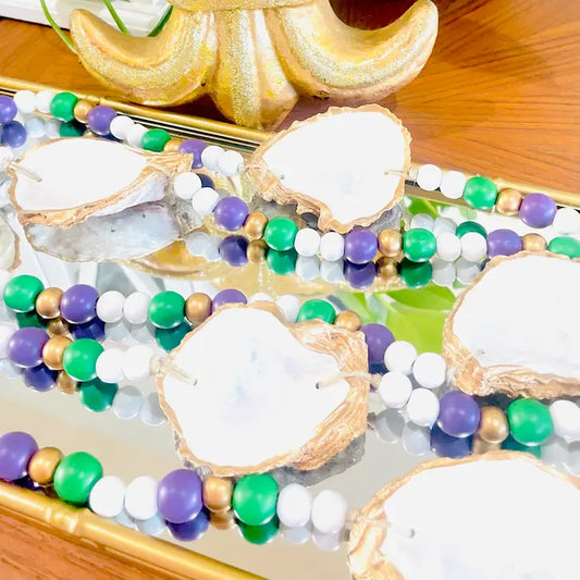 Mardi Gras Oyster Bead Garland