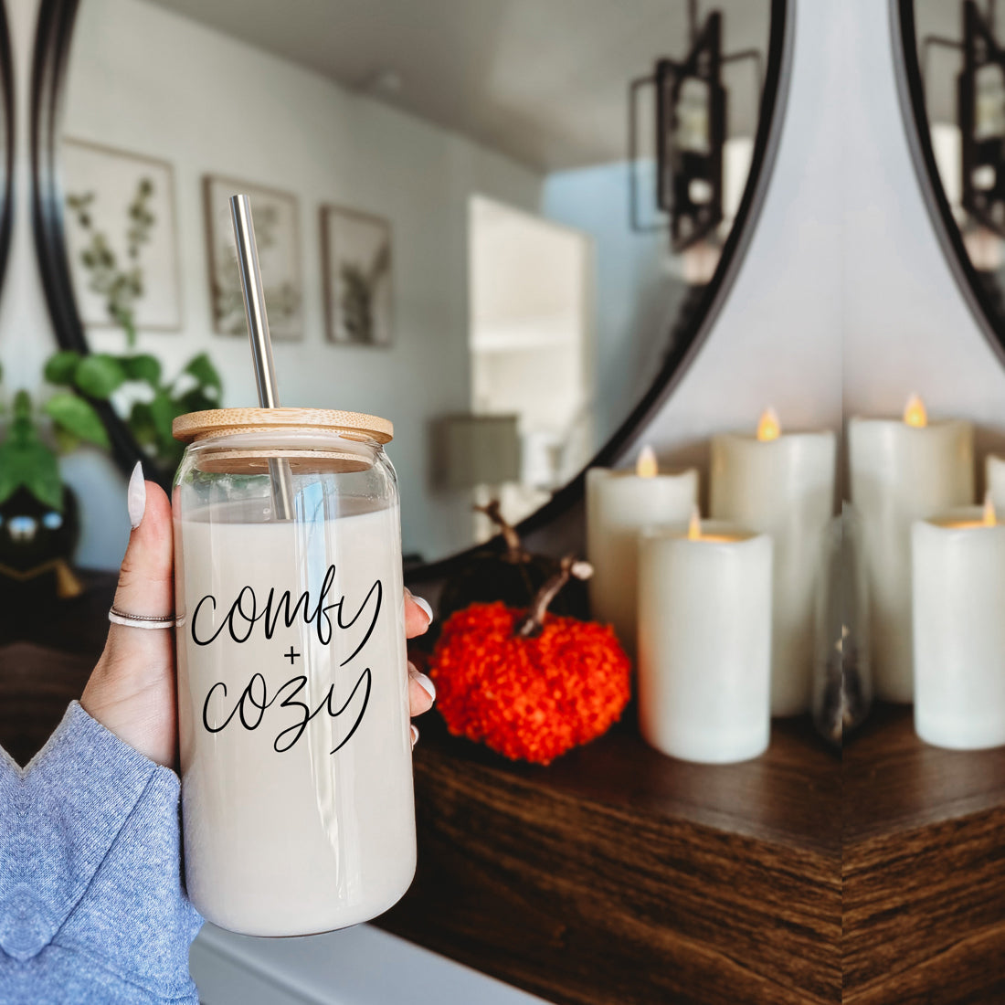 Comfy Cozy Glass Can