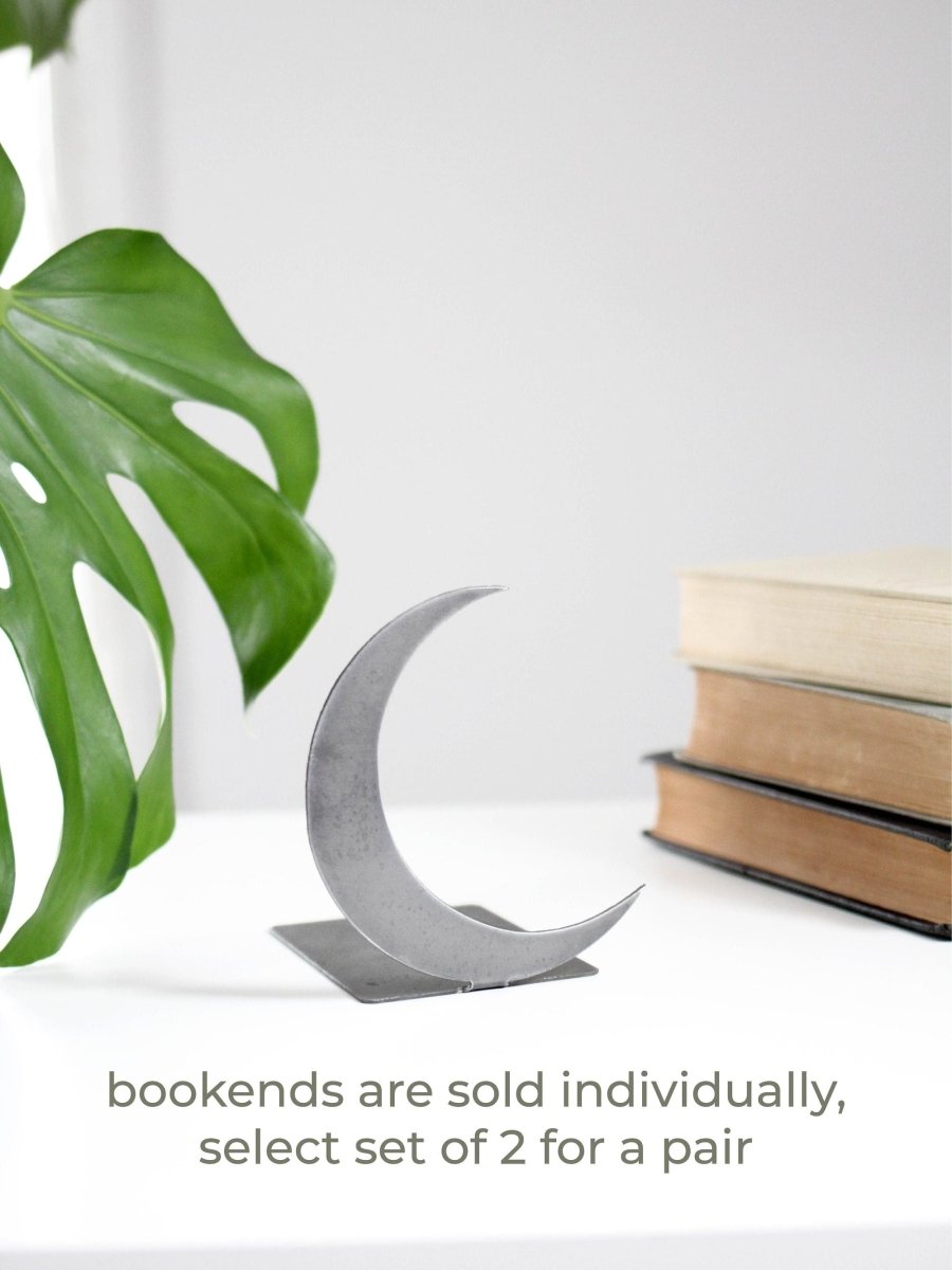 Crescent Moon Bookend by Jubilee Trading Company