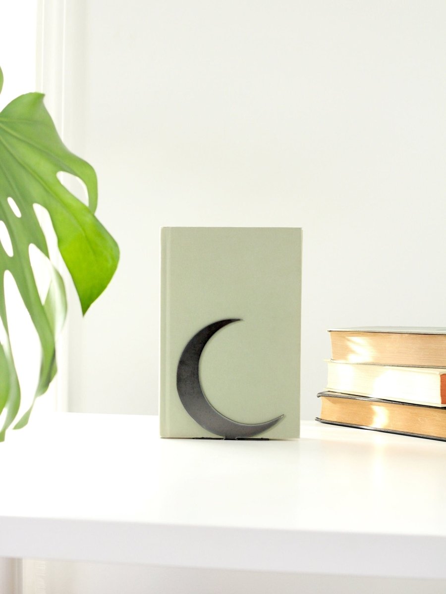 Crescent Moon Bookend by Jubilee Trading Company