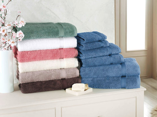 Cambridge Turkish Cotton Towel Set of 6 by Classic Turkish Towels