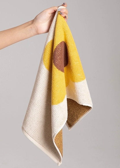 Cute Whimsical Sunflower Bath Towel - Ultra Soft & Absorbent Staple Cotton by INSPECIAL HOME