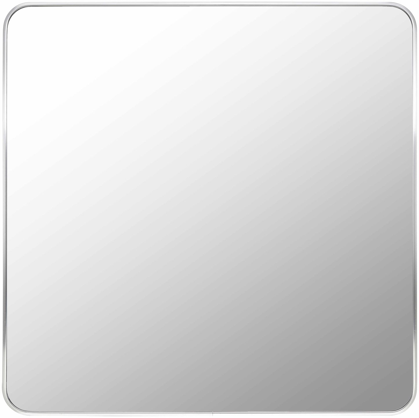 Ockenfels Modern Arched  Silver Gray Wall Mirror