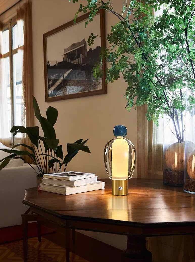 Dimmable Portable Whimsical Modern Table Lamp – Easy Peasy Night Light