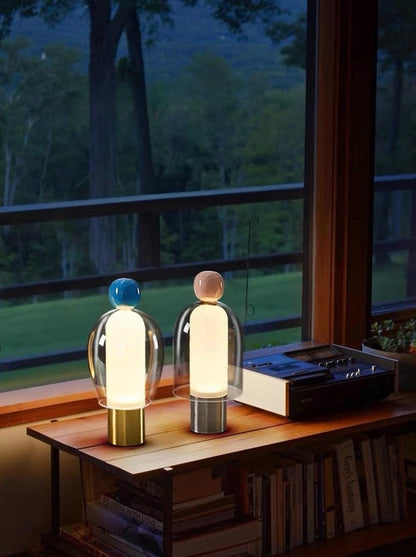 Dimmable Portable Whimsical Modern Table Lamp – Easy Peasy Night Light
