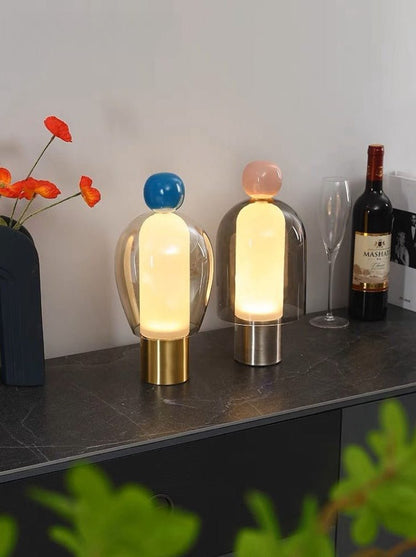 Dimmable Portable Whimsical Modern Table Lamp – Easy Peasy Night Light
