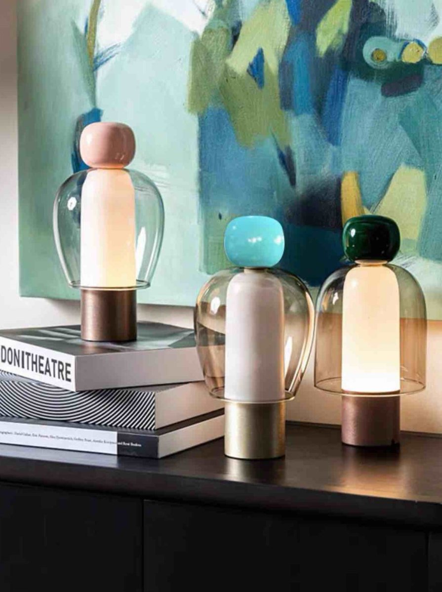 Dimmable Portable Whimsical Modern Table Lamp – Easy Peasy Night Light
