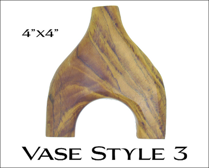 Set of Hand Carved Vases by Tuckahoe Hardwoods