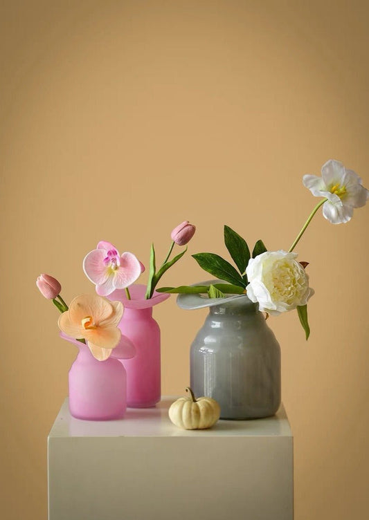 Contemporary Decorative Blooming Vase - Whimsical Eclectic Centerpiece Vases for Wedding & Dinner Party by INSPECIAL HOME