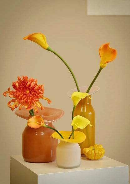 Contemporary Decorative Blooming Vase - Whimsical Eclectic Centerpiece Vases for Wedding & Dinner Party by INSPECIAL HOME